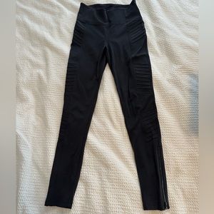Athleta Delancey Moto Leggings. Small.
